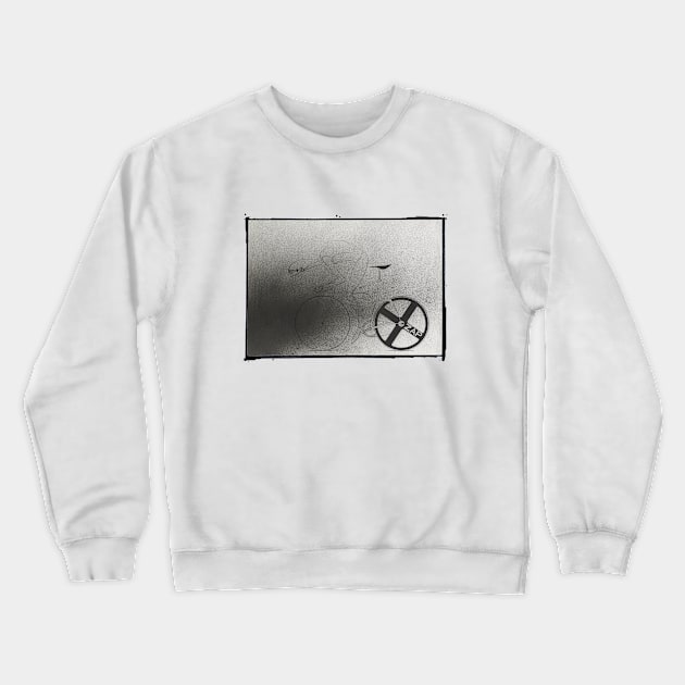 CYCLIST Crewneck Sweatshirt by IAN TOVEY ILLUSTRATOR